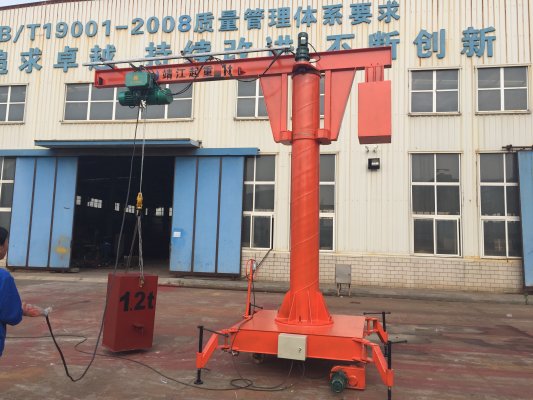 移動(dòng)式旋臂起重機的安全防護功能 